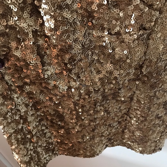 French connection gold sequin mini - Picture 4 of 6